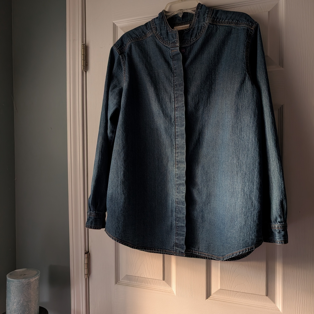 Coldwater Creek Denim Shacket